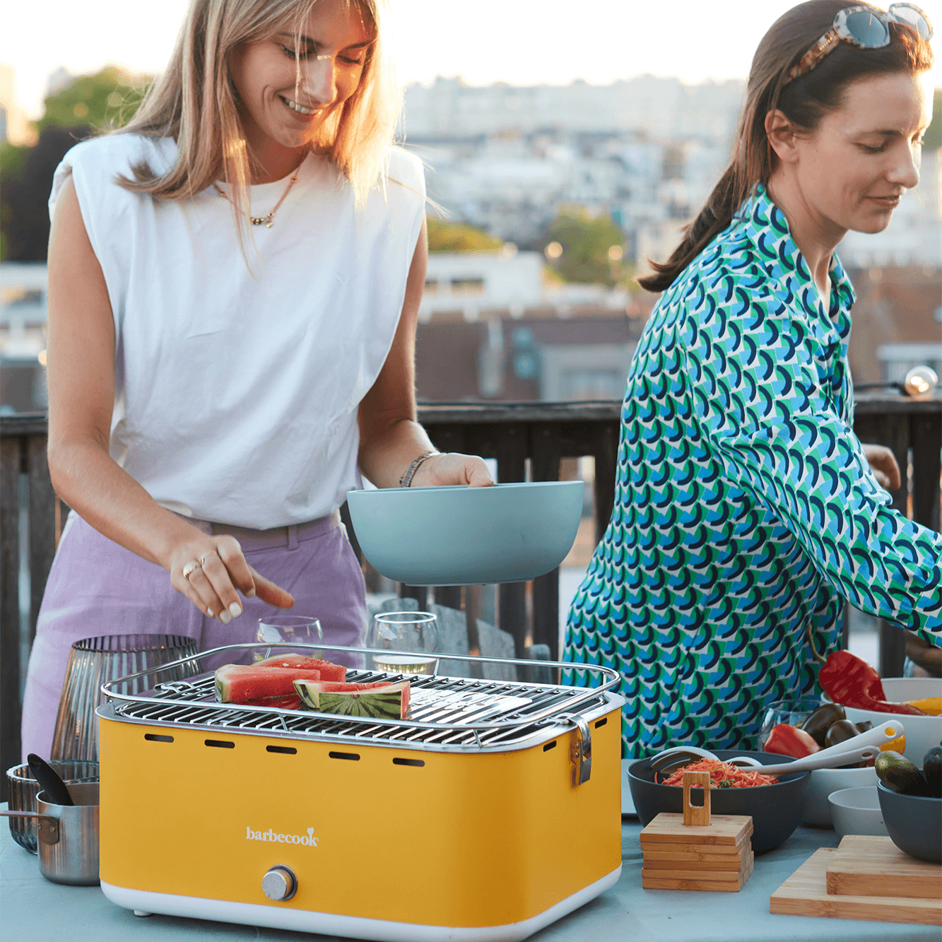 Carlo charcoal table grill - Barbecook