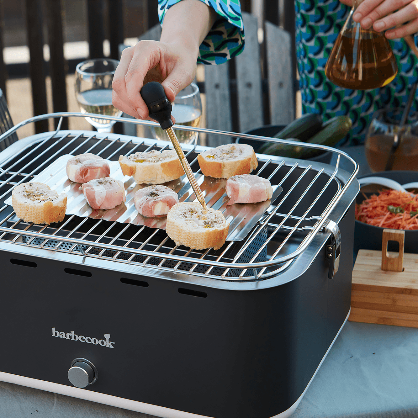 Carlo charcoal table grill - Barbecook