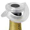 Kop van champagnefles met witte champagnestop Gusto van Ad Hoc