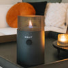 Glass lantern in anthracite - indoor and outdoor use - Cosiscope dot