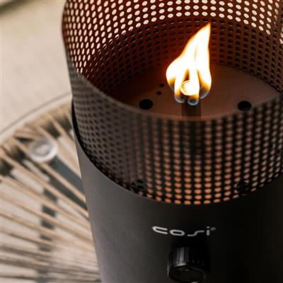 Glass lantern in anthracite - indoor and outdoor use - Cosiscope dot