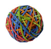 Ball of 190 multicolored rubber bands