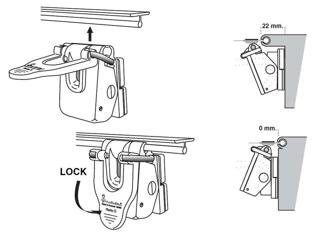 Fix-On II : fixation de toit (lot de 3 pièces) - Isabella
