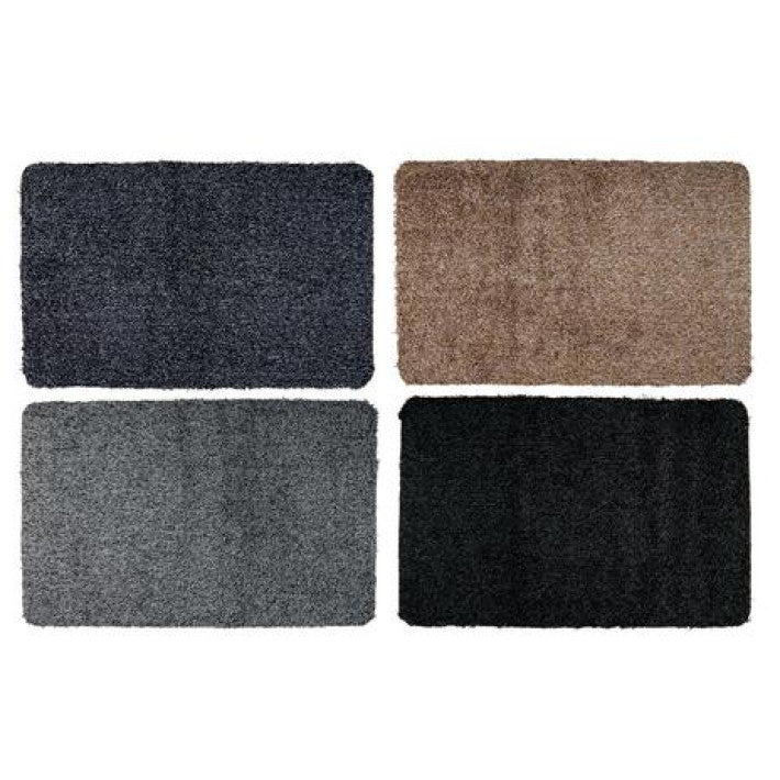 Door mat in absorbent microfiber with anti-slip underside Magic - Lifetime Clean