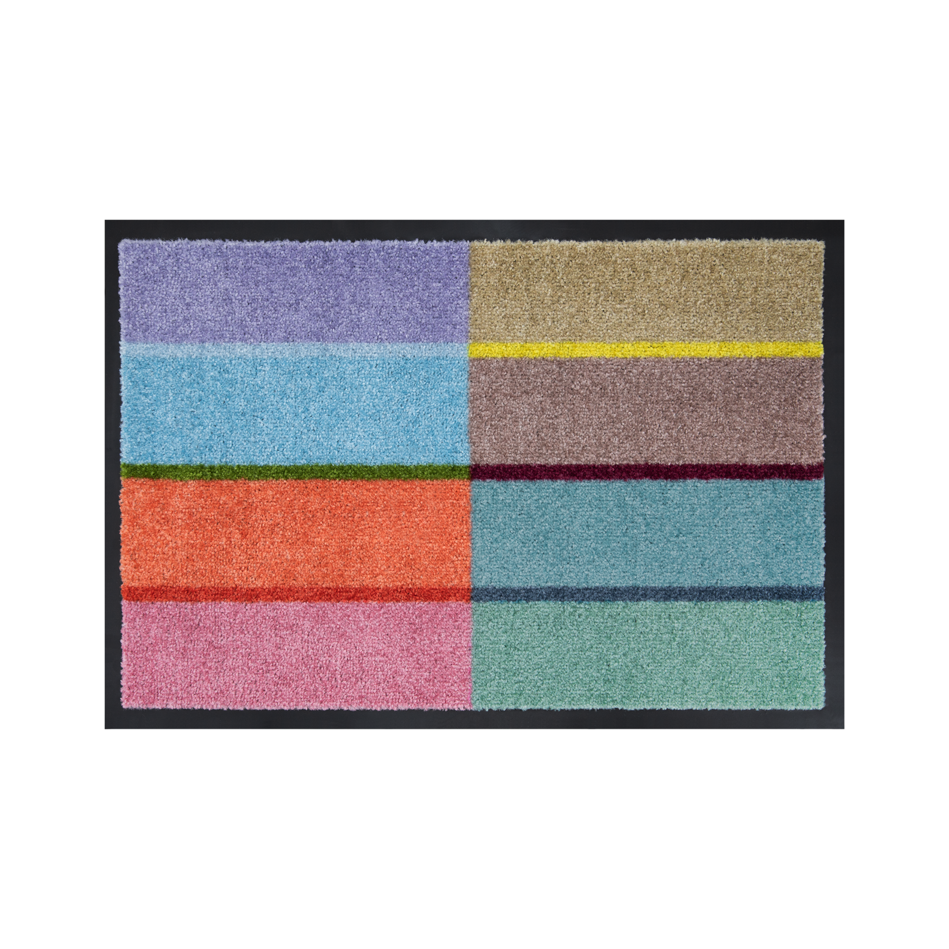 Door mat 50 x 75 cm with bottom in anti-slip rubber - Remember