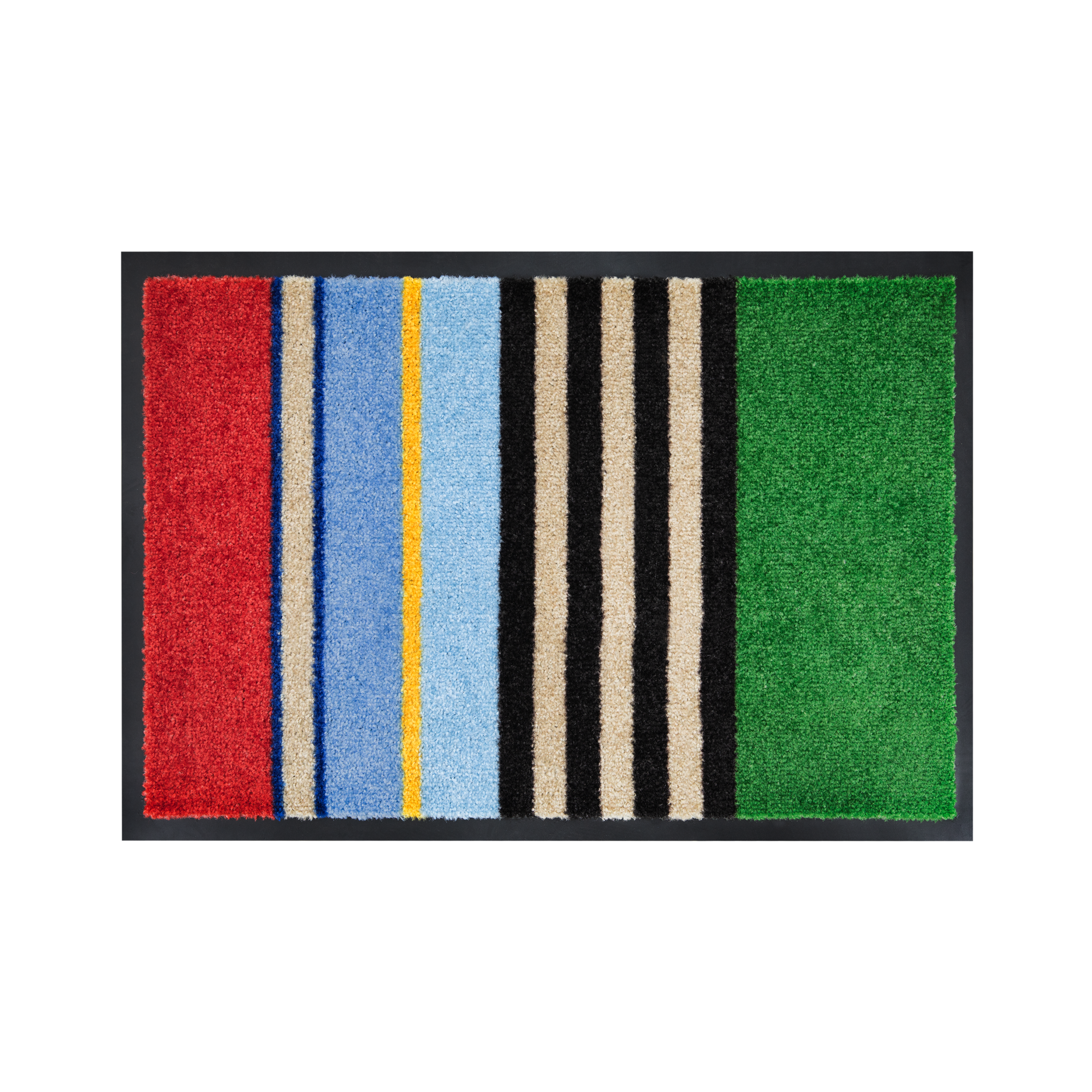 Door mat 50 x 75 cm with bottom in anti-slip rubber - Remember