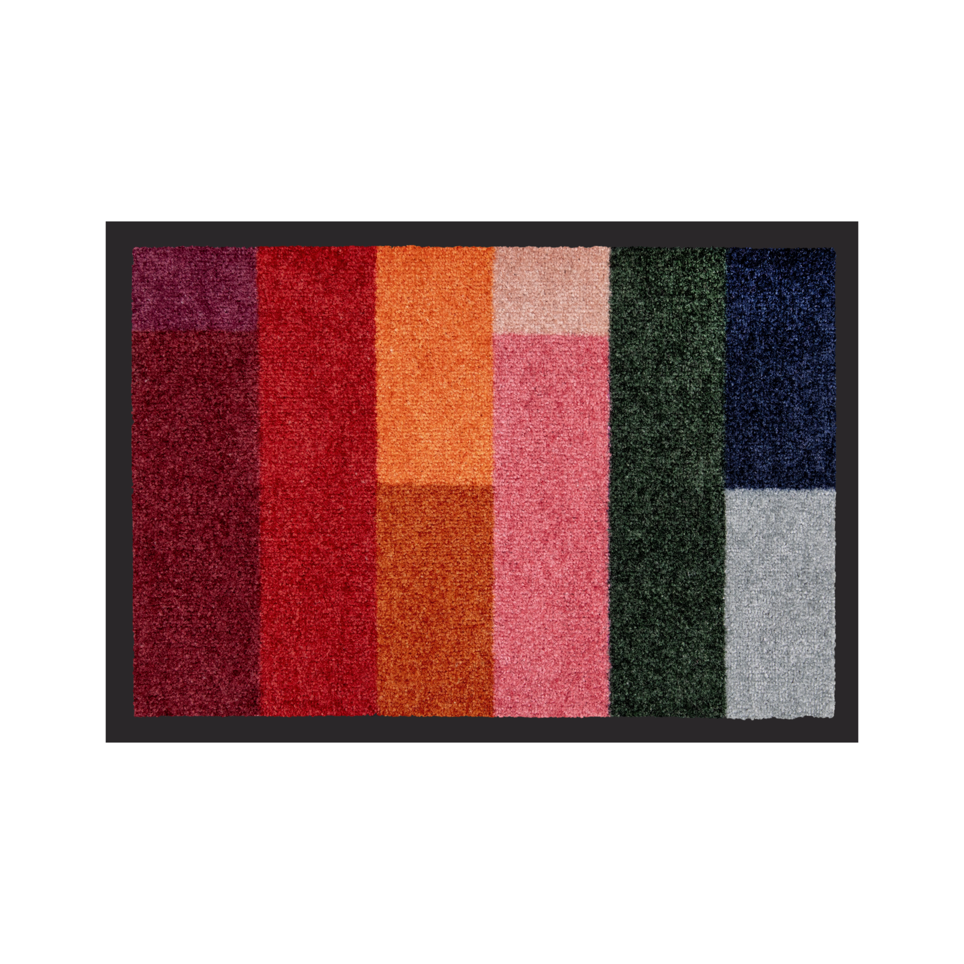 Door mat 50 x 75 cm with bottom in anti-slip rubber - Remember