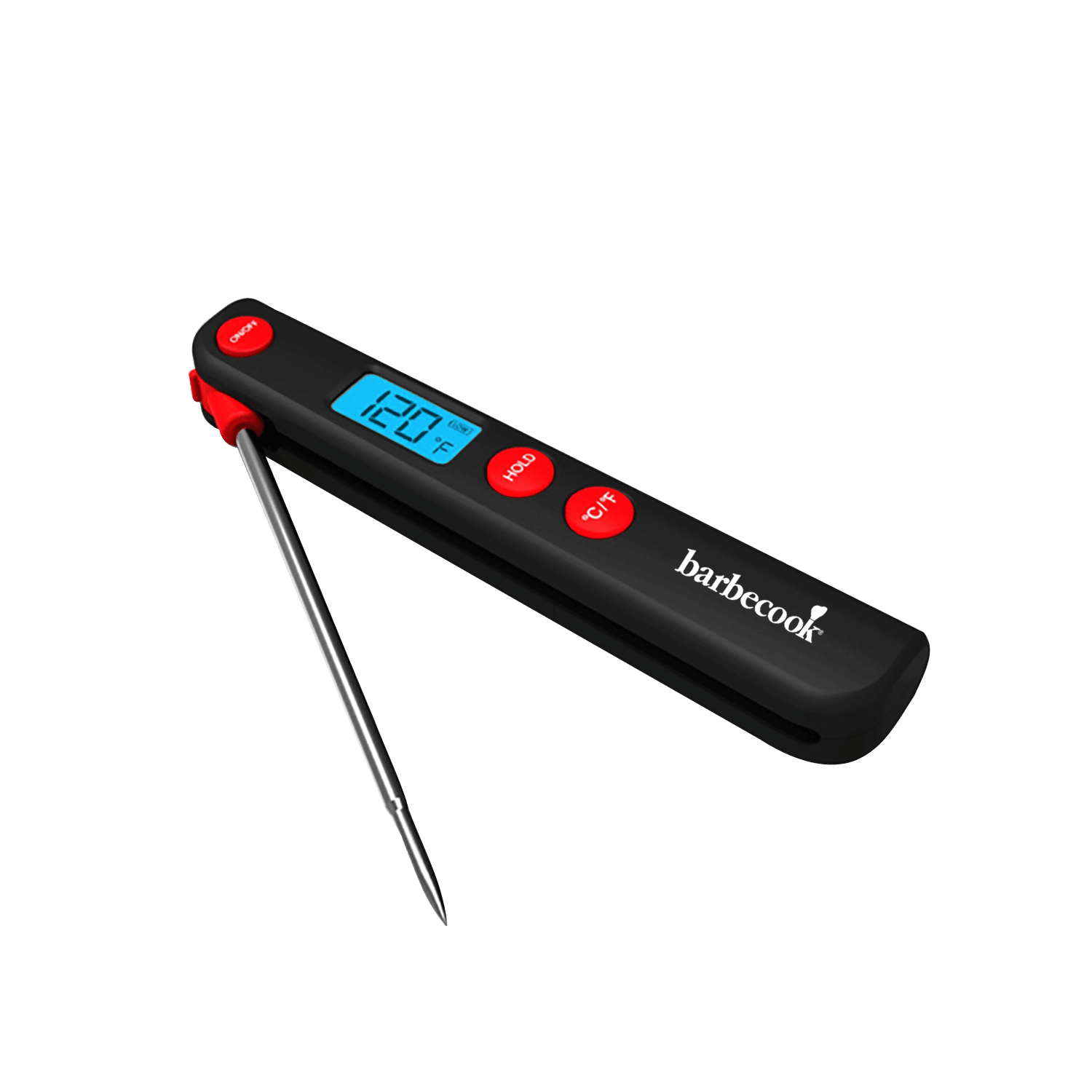 Digital meat thermometer foldable in pocket size - Barbecook