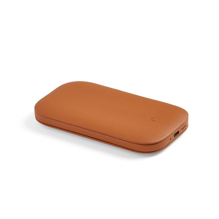 Draadloze powerbank Softpower van Lexon bruin