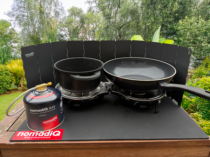 Accessories for Portable outdoor 2-burner gas stove - Nomadiq