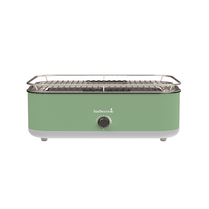 Groene BBQ e-carlo elektrische tafelgrill van Barbecook