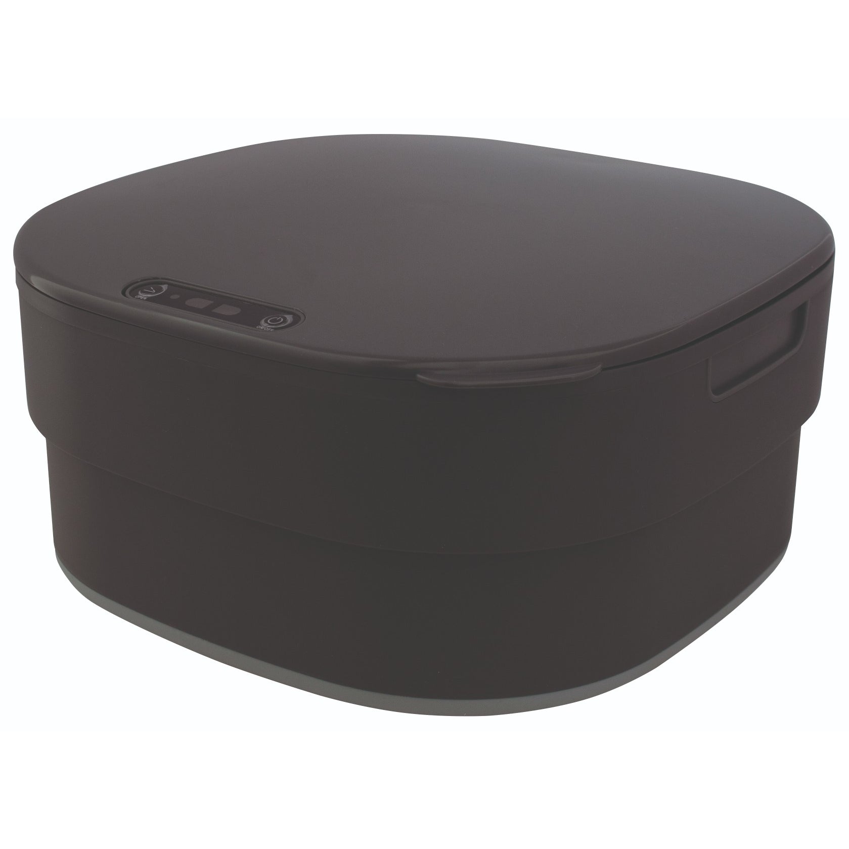 Foldable waste garbage can with sensor - black - EuroTrail