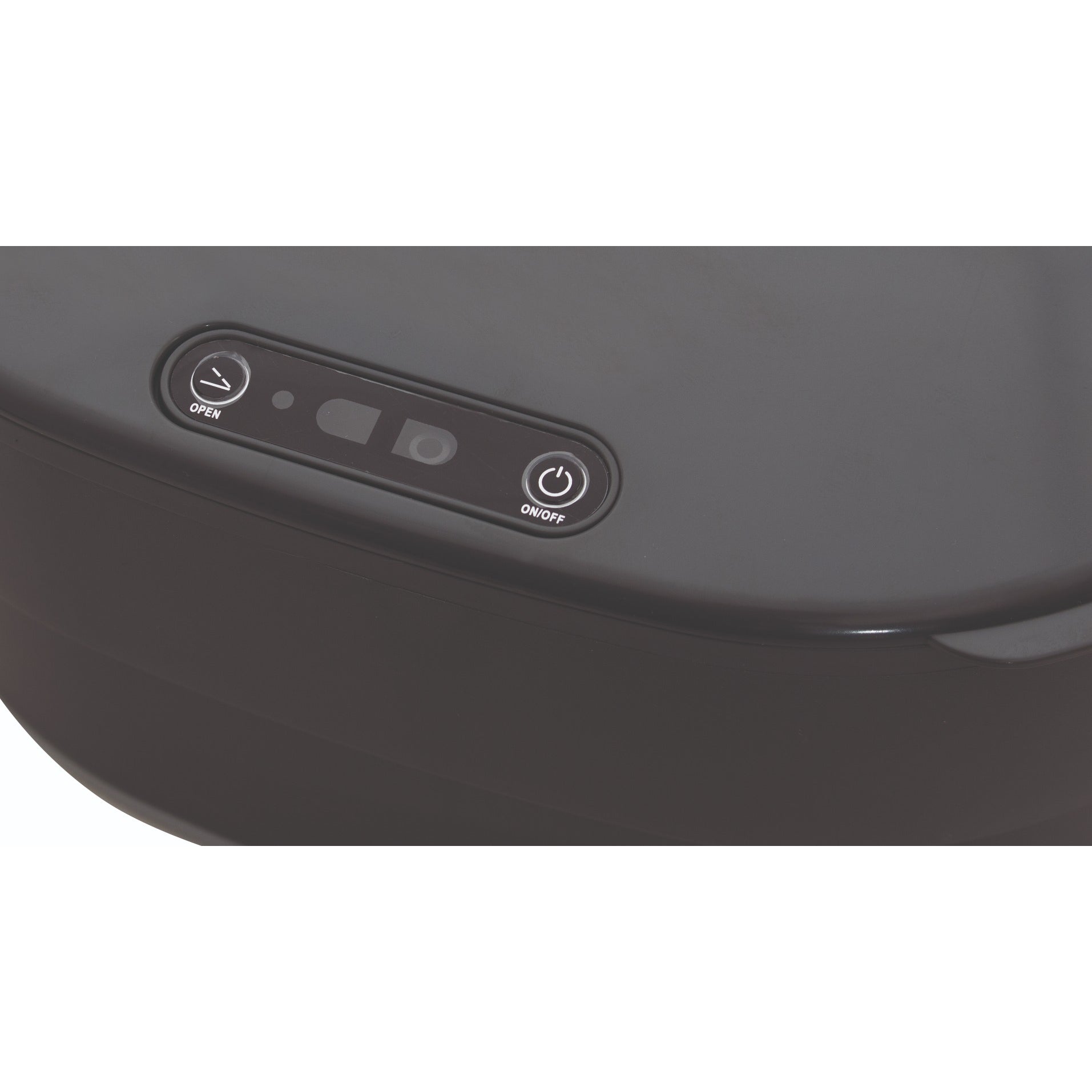 Foldable waste garbage can with sensor - black - EuroTrail