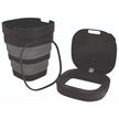Foldable waste garbage can with sensor - black - EuroTrail