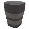Foldable waste garbage can with sensor - black - EuroTrail