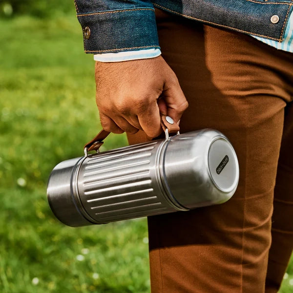 Thermos bottle with 2 cups Explorer Flask Duo - Black + Blum