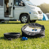 25-meter neoprene extension cord, 3x 2.5mm² - Schuko/CEE plug and right-angle connector - in a bag - Haba