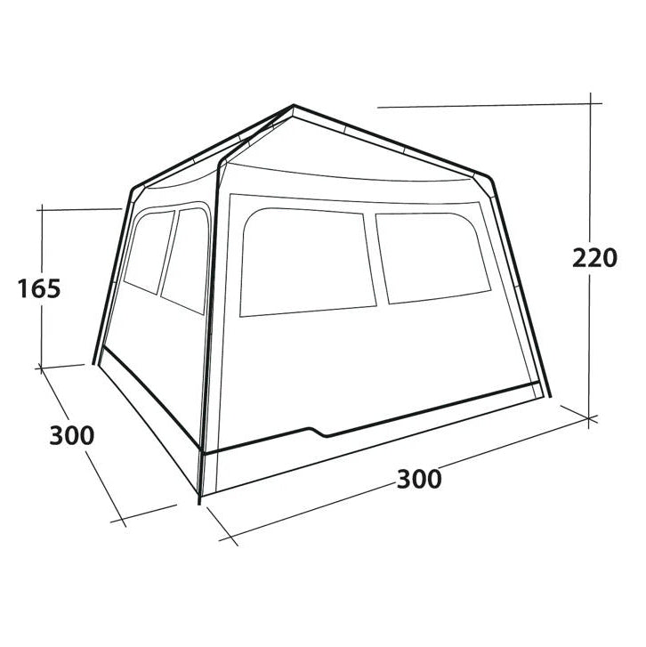 Outwell Fastlane 300 shelter - shade and shelter tent - Grey