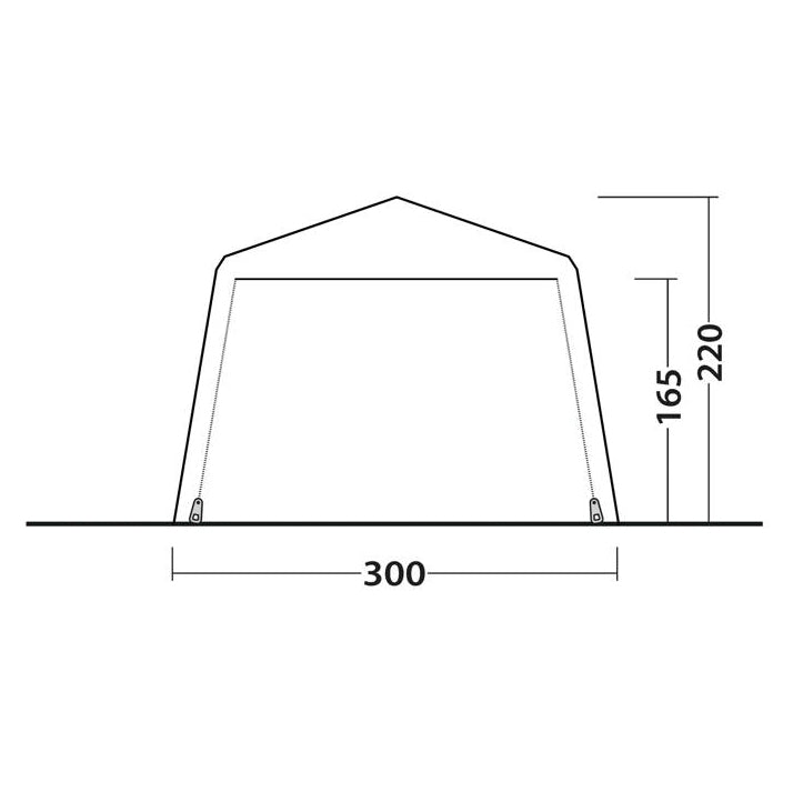 Outwell Fastlane 300 shelter - shade and shelter tent - Grey