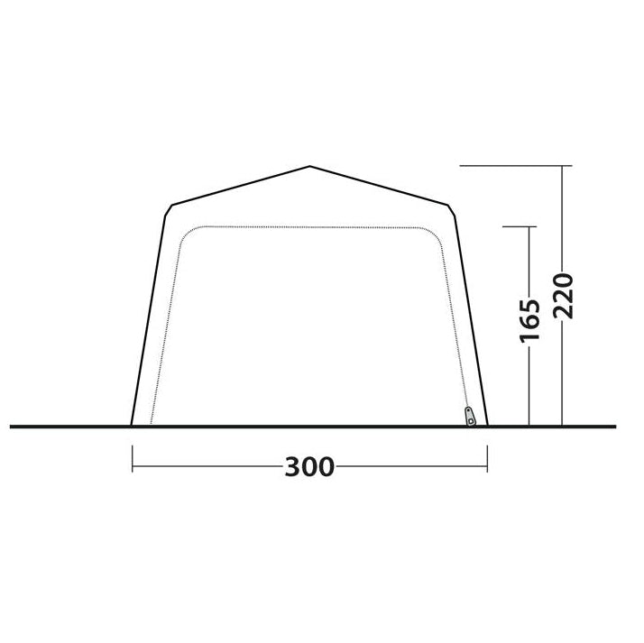 Outwell Fastlane 300 shelter - shade and shelter tent - Grey