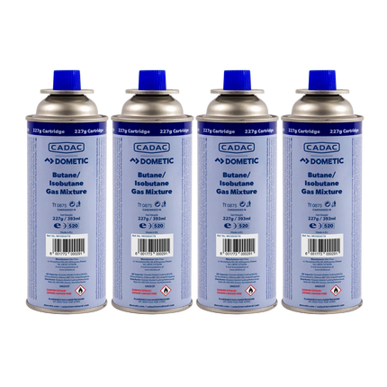 227 g gas cartridge with bayonet connection - 4-pack  - Cadac