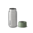 Stainless steel drinkfles van Black & Blum met open Olive Green draaistop