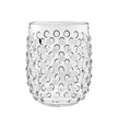 Waterglas uit helder kunststof Hobnail van Abode.