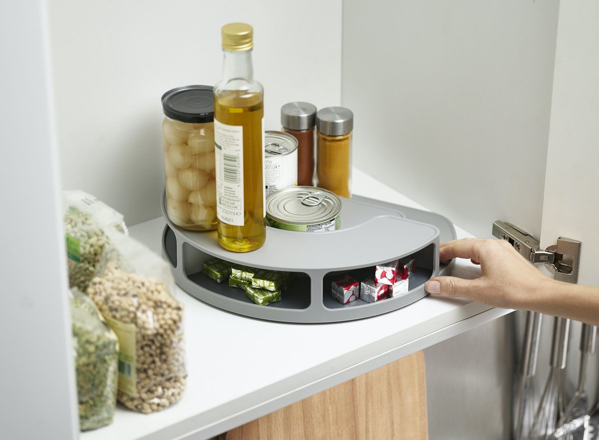 Gray rotating organizer - Joseph Joseph