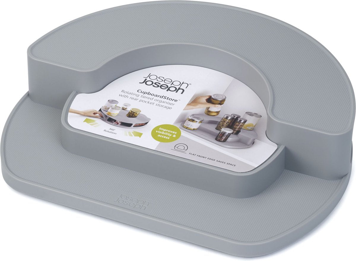Gray rotating organizer - Joseph Joseph