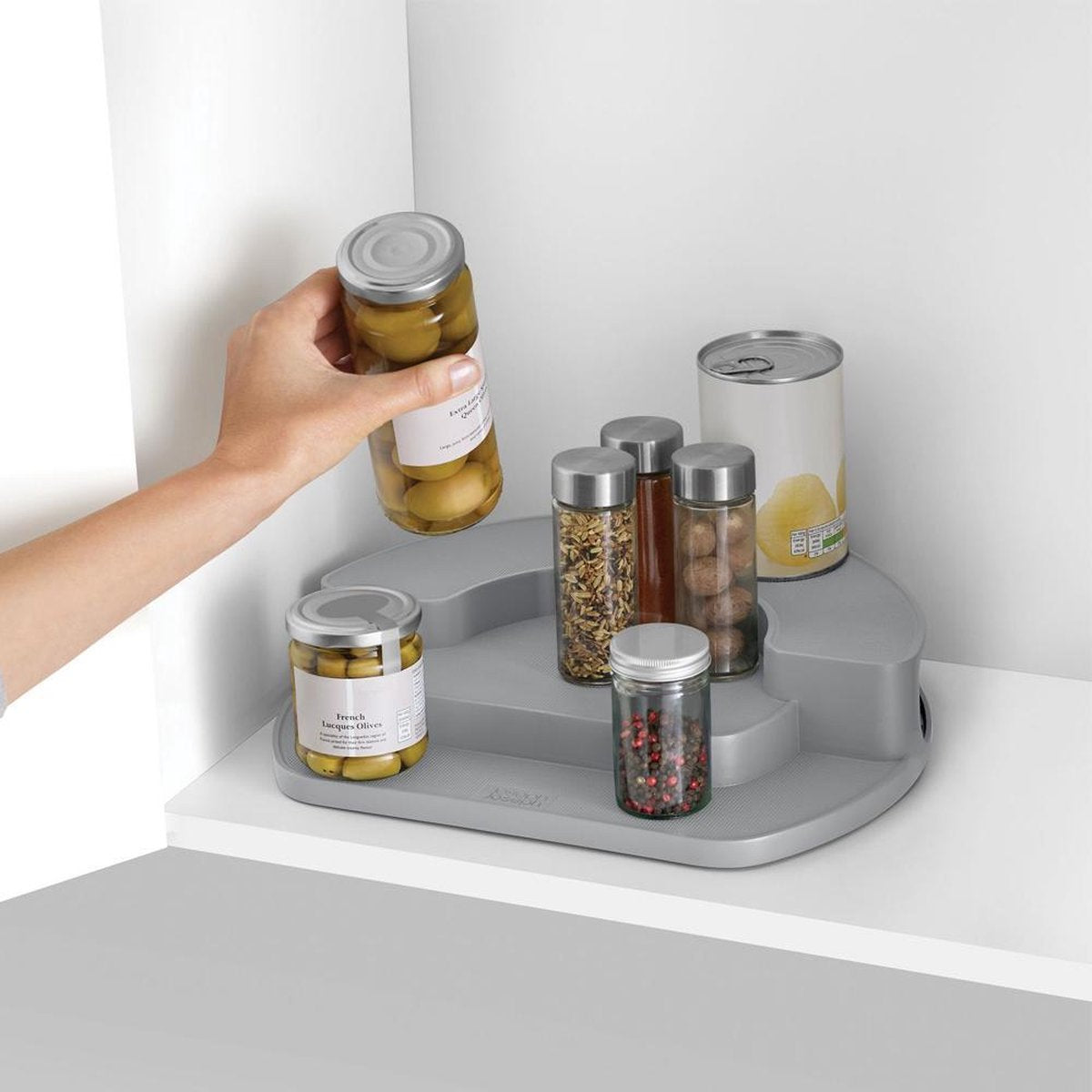 Gray rotating organizer - Joseph Joseph