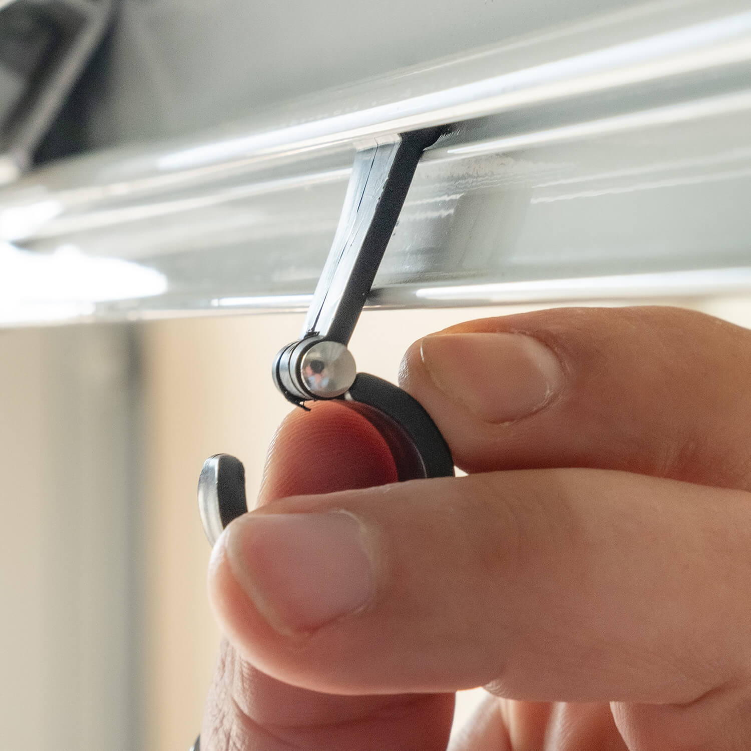 Set van 8 haakjes voor de peesrail van Thule en Dometic luifels - Haba