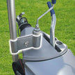 Holder to attach rotary clothesline to the drawbar - Haba