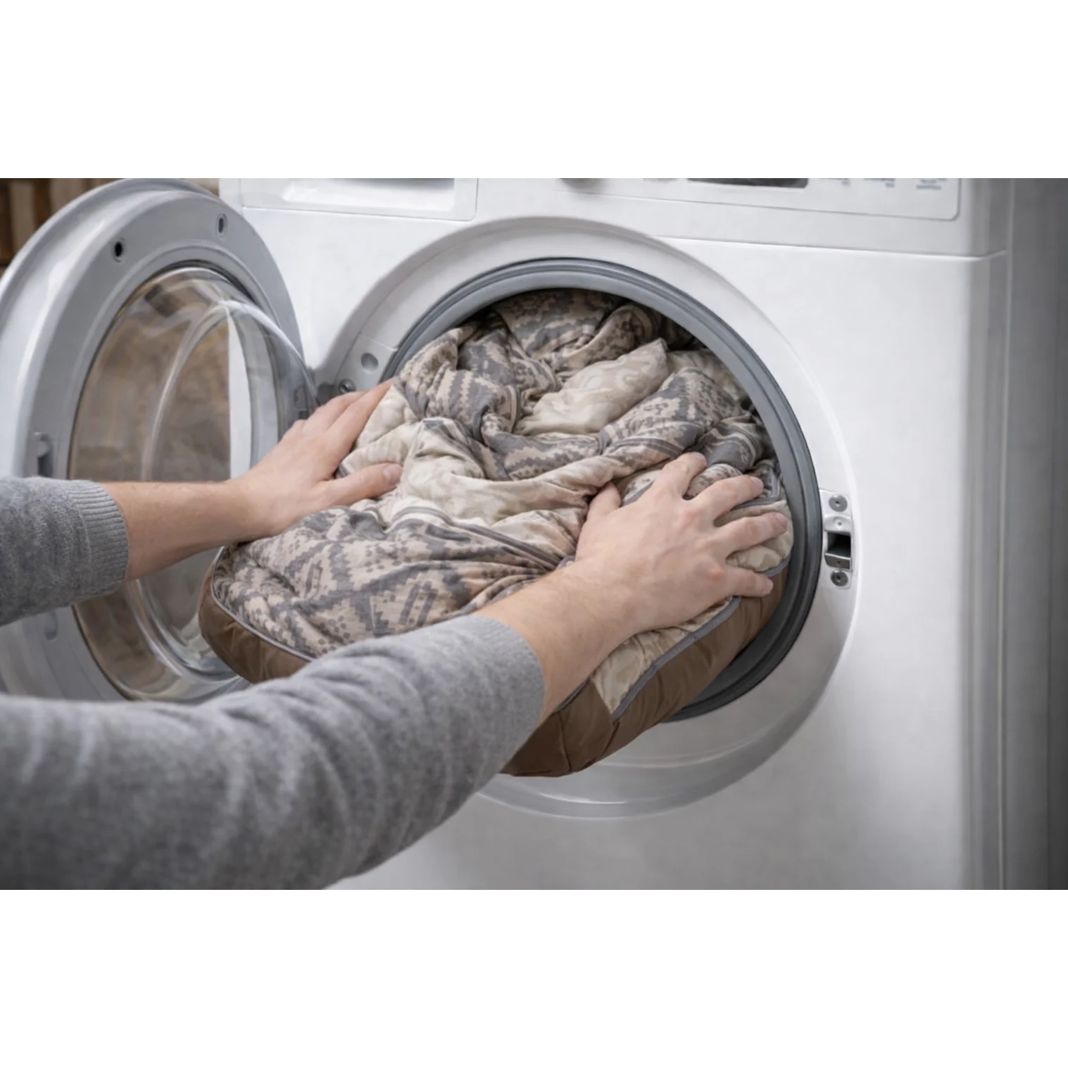 Luchtbed chatou voor 1 persoon met print - Human Comfort