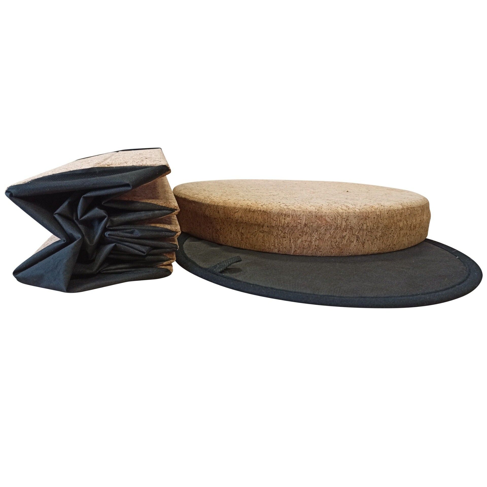 Footstool, storage box and side table in 1 - Square or round shape - Human Comfort