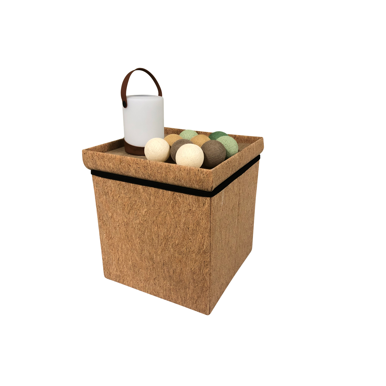 Footstool, storage box and side table in 1 - Square or round shape - Human Comfort