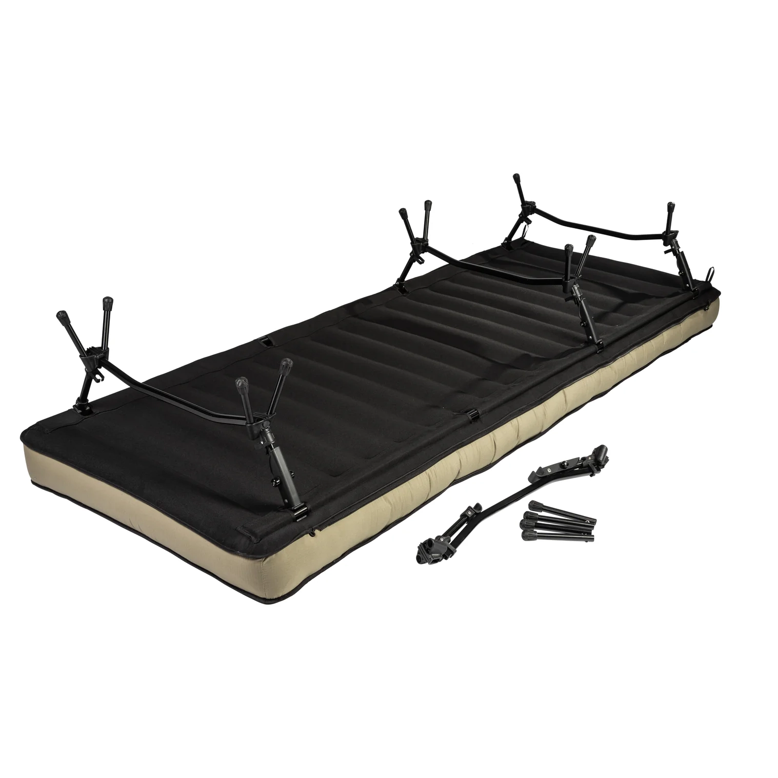 Hoogslaper die aan elkaar geritst kan worden - verhoogd comfort op de camping - Thivet 75 compact - Human Comfort