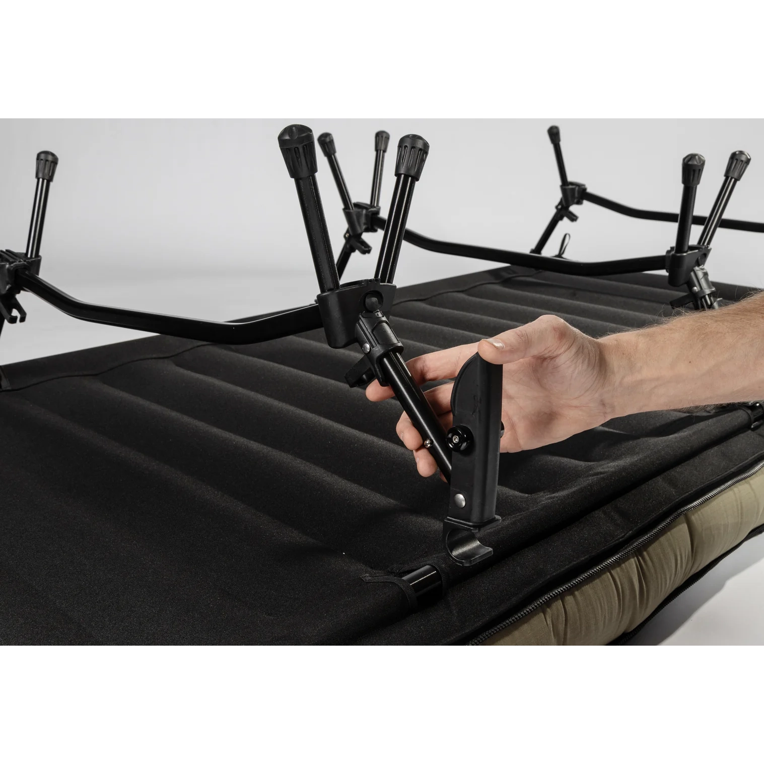 Hoogslaper die aan elkaar geritst kan worden - verhoogd comfort op de camping - Thivet 75 compact - Human Comfort