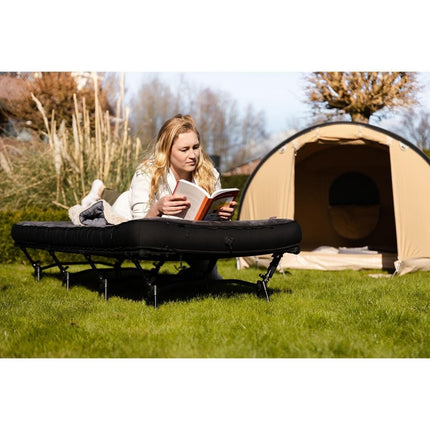 Hoogslaper die aan elkaar geritst kan worden - verhoogd comfort op de camping - Thivet 75 compact - Human Comfort