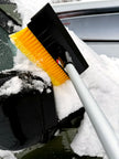 Gummischneeschaufel-Bürste und Eiskratzer mit Teleskopstiel 82 cm – 128 cm – HTD