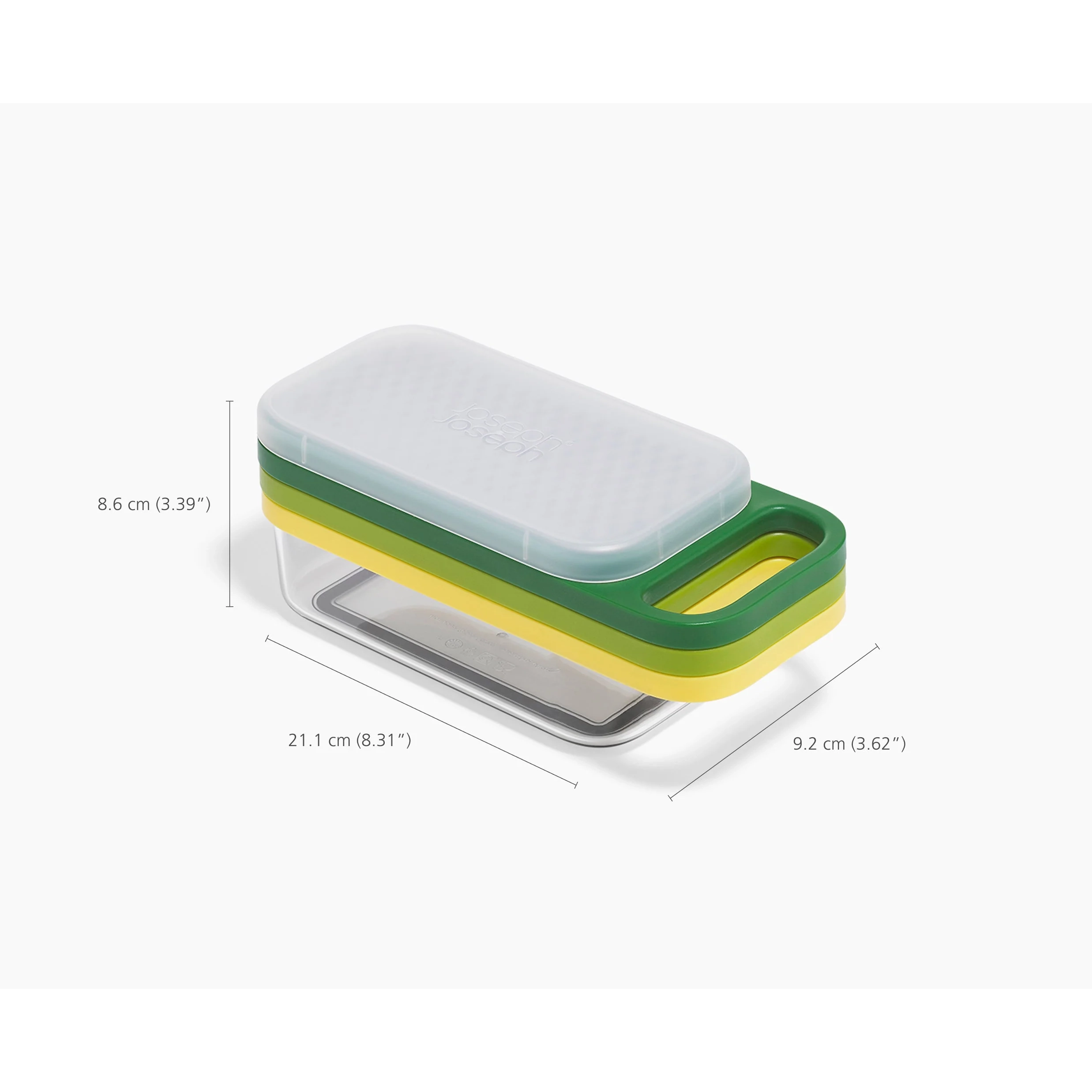 Râpe 3 en 1 avec plateau de rangement - Joseph Joseph
