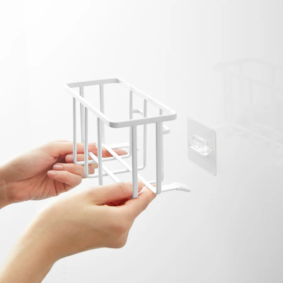 Yamazaki - Tower - self-adhesive multi-storage rack ideal in the camper or caravan kitchen or bathroom