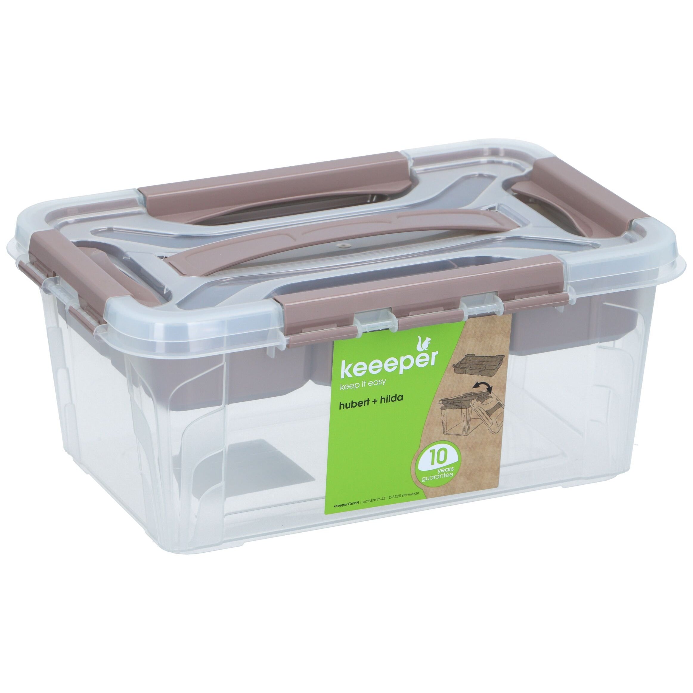 Storage box with 4.2L insert - Hubert + Hilda - Keeeper