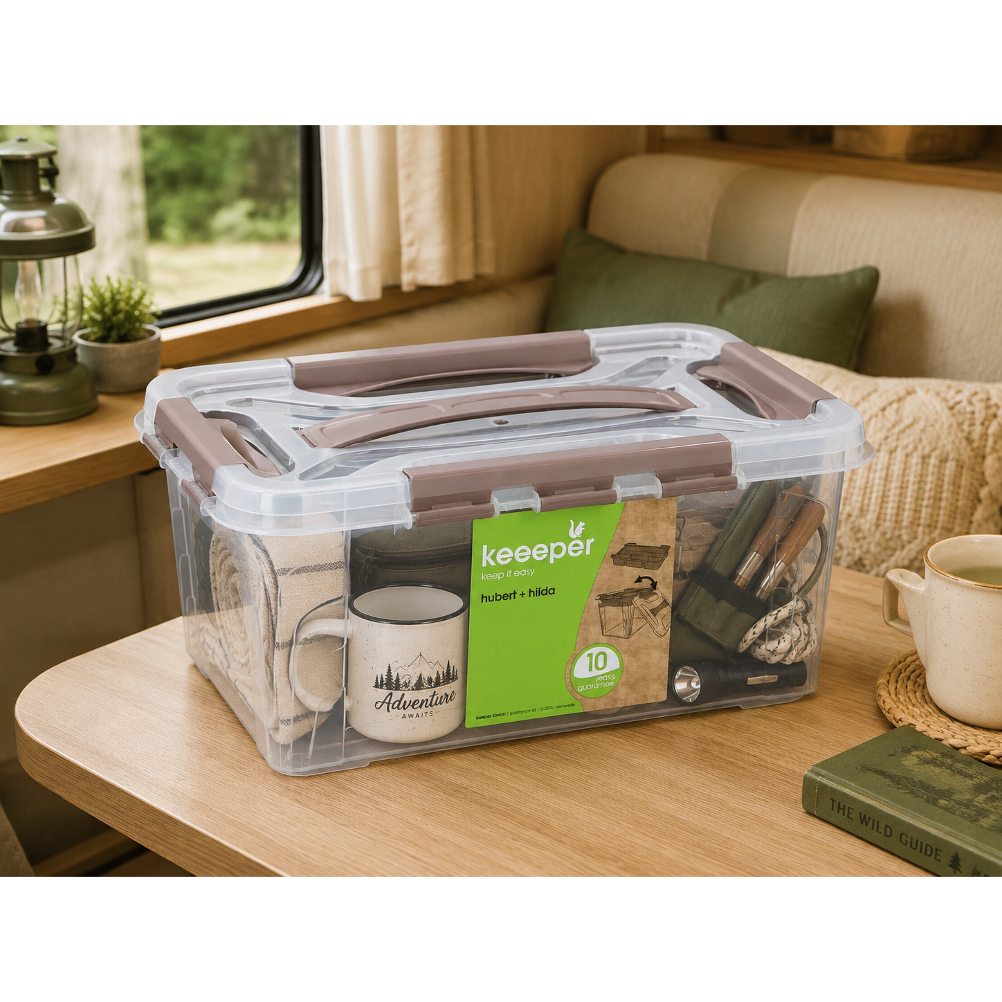 Storage box with 4.2L insert - Hubert + Hilda - Keeeper