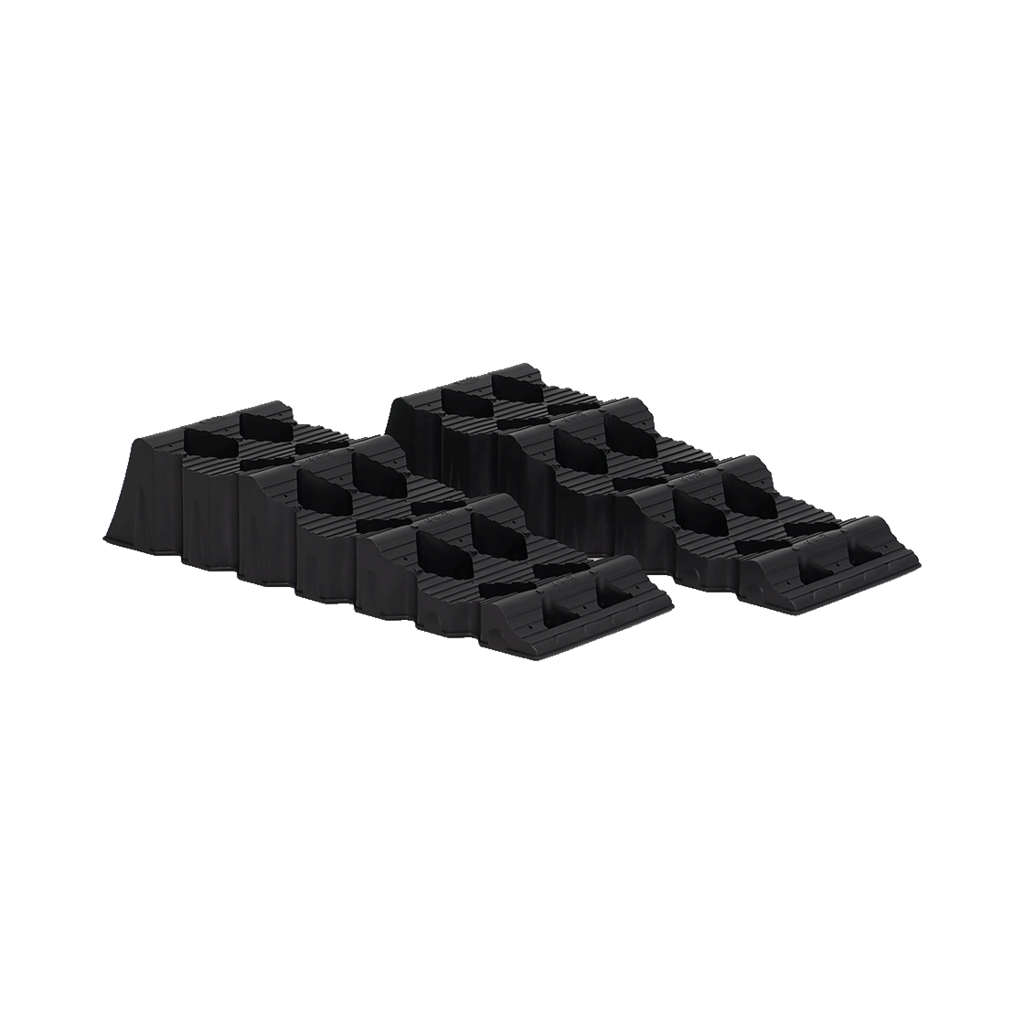 Leveller MGI in different sizes - 3 steps - black - 2 pieces - Milenco
