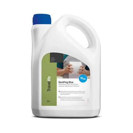 Kemping blue toilet fluid - 2 liters - Travellife