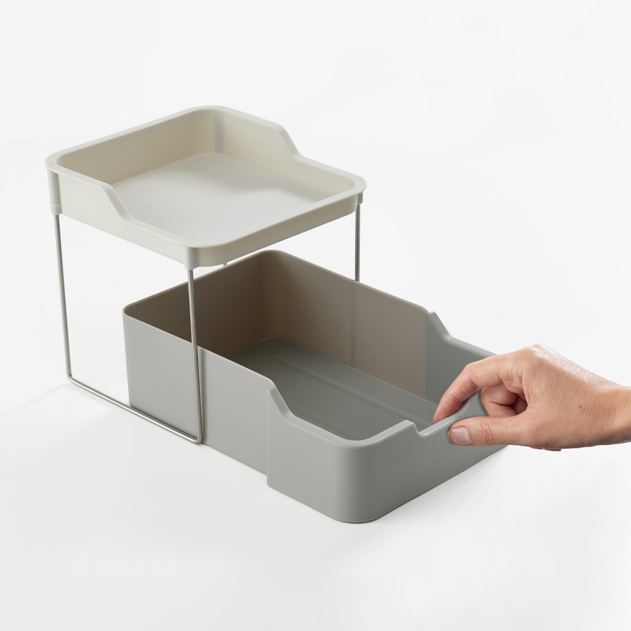 Kitchen cabinet organizer Duo with slide - Joseph Joseph