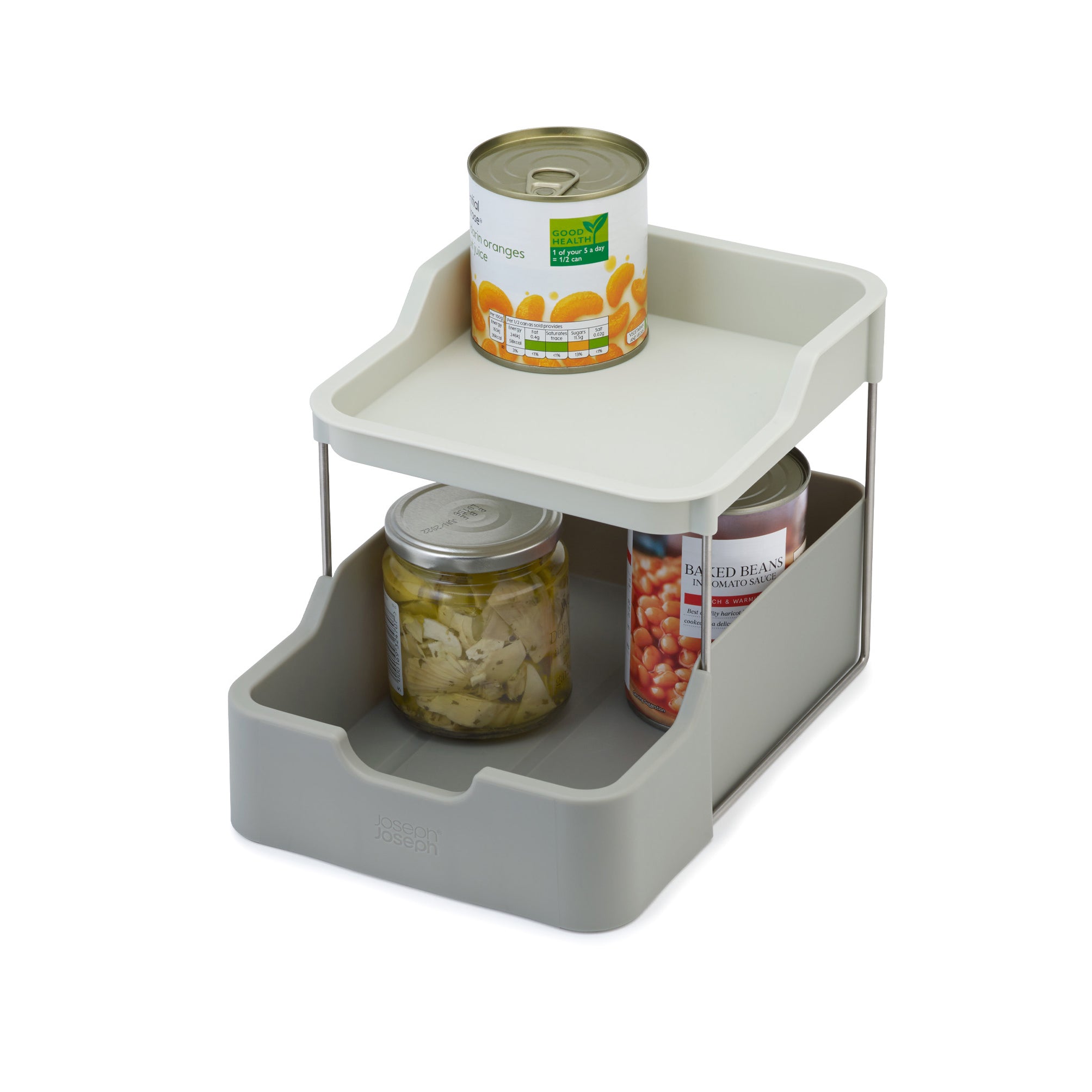 Kitchen cabinet organizer Duo with slide - Joseph Joseph