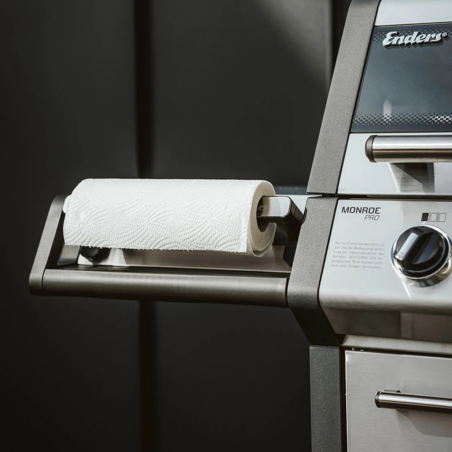 Magnetic kitchen roll holder to attach Grill Mags - Enders