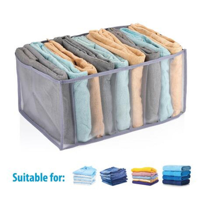 Organizer for clothes - transparent basket in nylon - Alpina