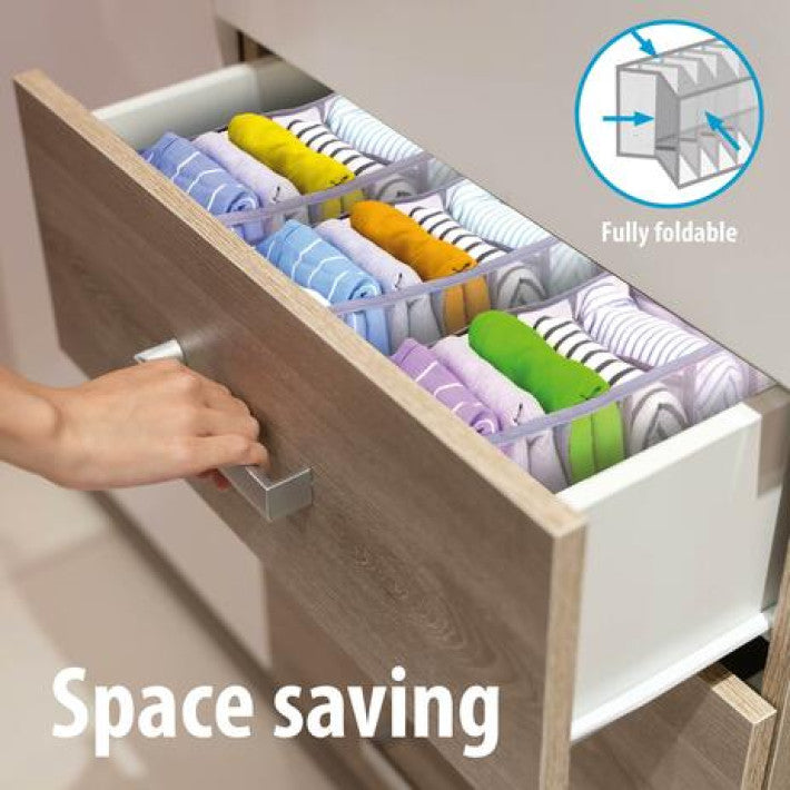 Organizer für Kleidung – transparenter Korb aus Nylon – Alpina – Camping Cocooning